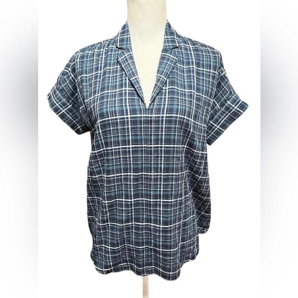 Madewell Swenson Popover Shirt in Morefield Plaid, NG907 XS